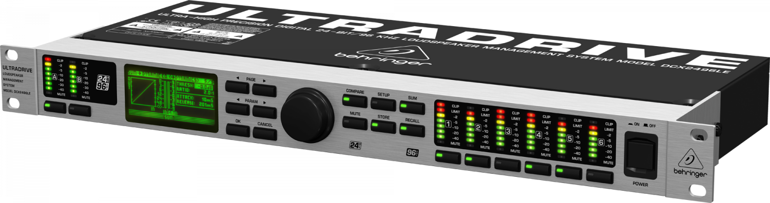 Behringer DCX2496LE - Цифровая сиcтема управления громкоговорителями в магазине для музыкантов Рок-н-Ролл