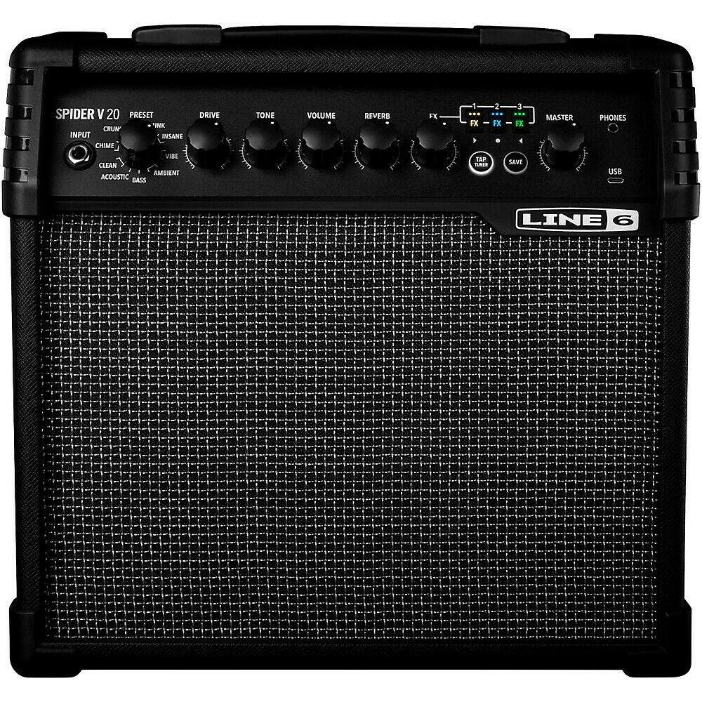 LINE 6 SPIDER V 20 MKII - моделирующий гитарный комбоусилитель, 20 Вт в магазине для музыкантов Рок-н-Ролл