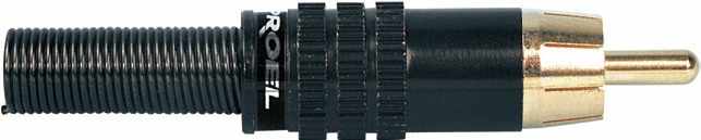 Proel MRCA25BK - Разъем "RCA". Корпус: алюм., цвет: черный, белое кольцо-маркер в магазине для музыкантов Рок-н-Ролл