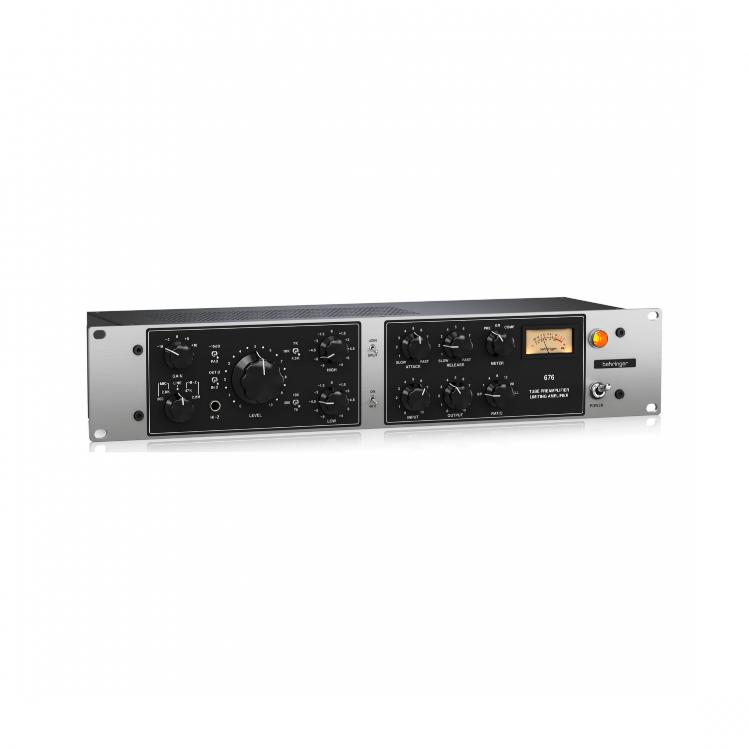 Behringer 676 - классический ламповый предусилитель и FET компрессор с трансформаторами Midas в магазине для музыкантов Рок-н-Ролл