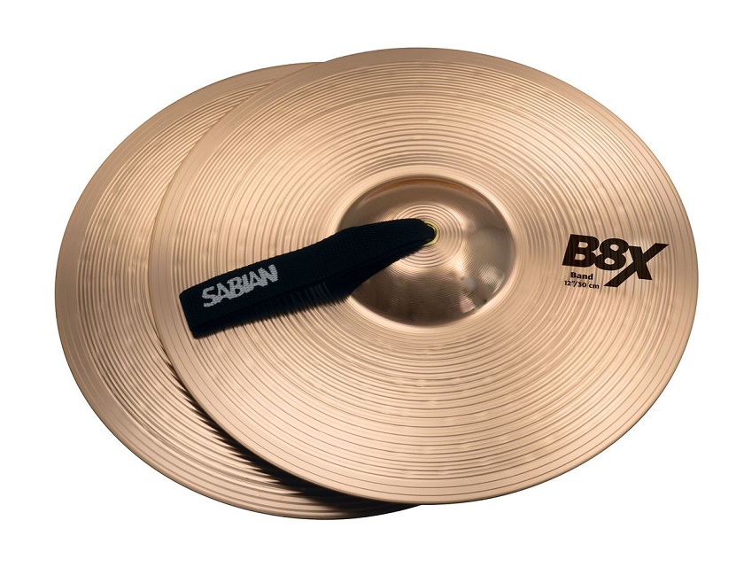 Sabian 12" B8X Marching Band - тарелки маршевые (пара) в магазине для музыкантов Рок-н-Ролл