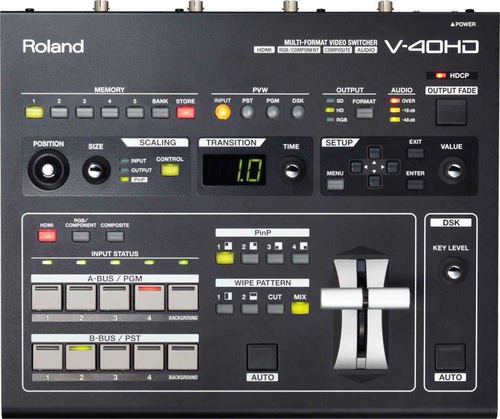 Roland V-40 HD - видео микшер в магазине для музыкантов Рок-н-Ролл