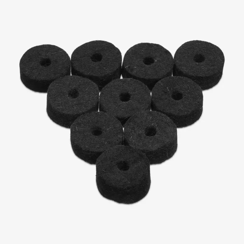 Ahead AWFJB цена за 1 шт - фетровые шайбы для тарелок Jet Black, упаковка из 10 штук 1,5" x 0,5 в магазине для музыкантов Рок-н-Ролл