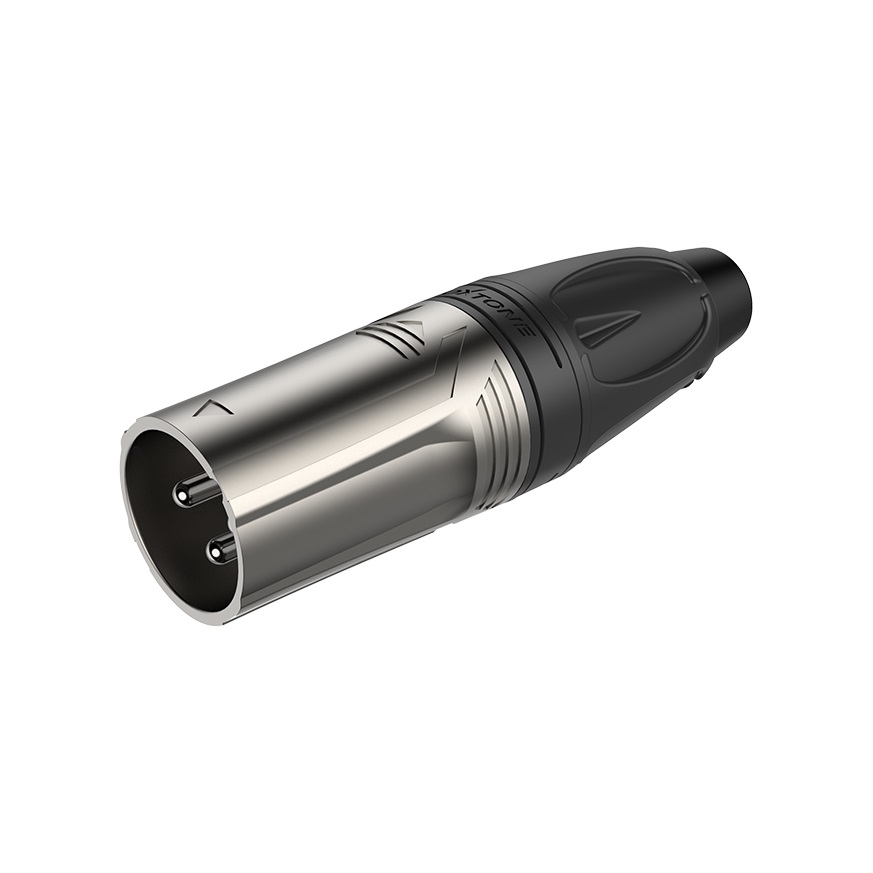 ROXTONE RX3M-NS - Разъем cannon кабельный папа 3-х контактный, цвет: серебро, HQ в магазине для музыкантов Рок-н-Ролл