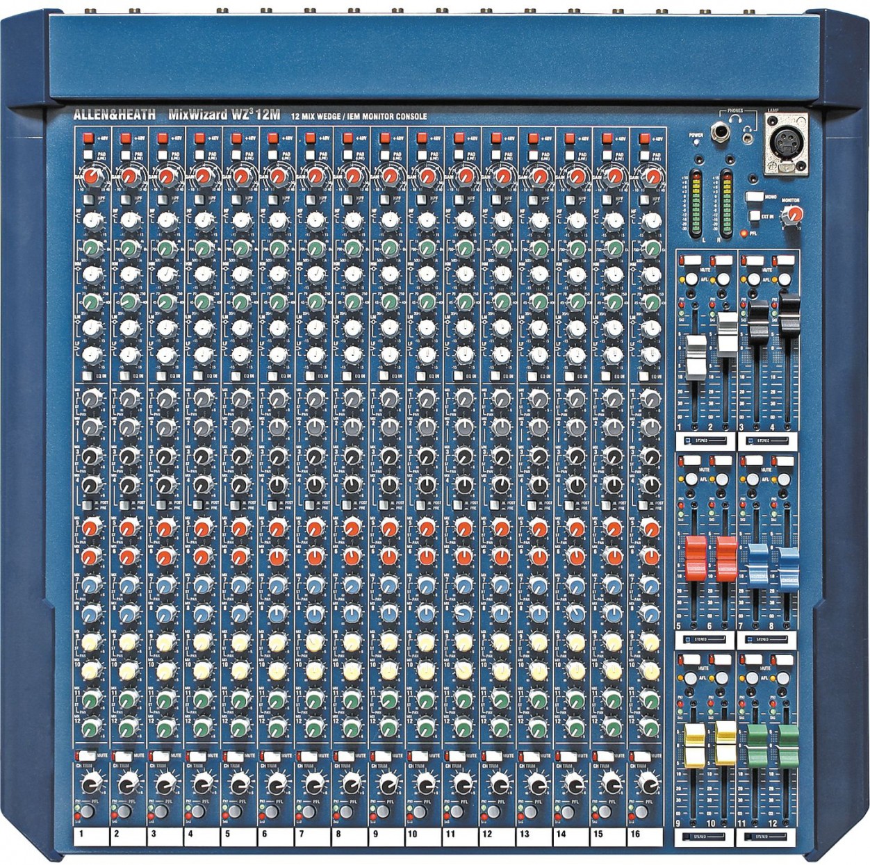 Allen&Heath WZ3 12M - Микшерный пульт микшер мониторный, 16 микр.-лин. входов, 12 моно выходов в магазине для музыкантов Рок-н-Ролл