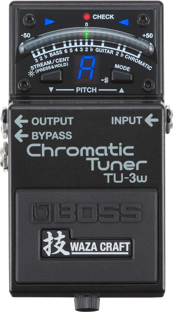 Boss TU-3W(J) - хроматический тюнер в магазине для музыкантов Рок-н-Ролл