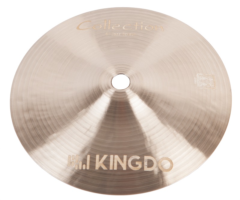 KINGDO 6" COLLECTION JAZZ SPLASH - Тарелка splash 6", сплав B20, очень тонкие , ручная ковка в магазине для музыкантов Рок-н-Ролл