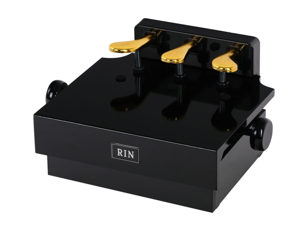 Rin LB-P3BK - Подставка-удлинитель педалей пианино для детей, чёрная в магазине для музыкантов Рок-н-Ролл