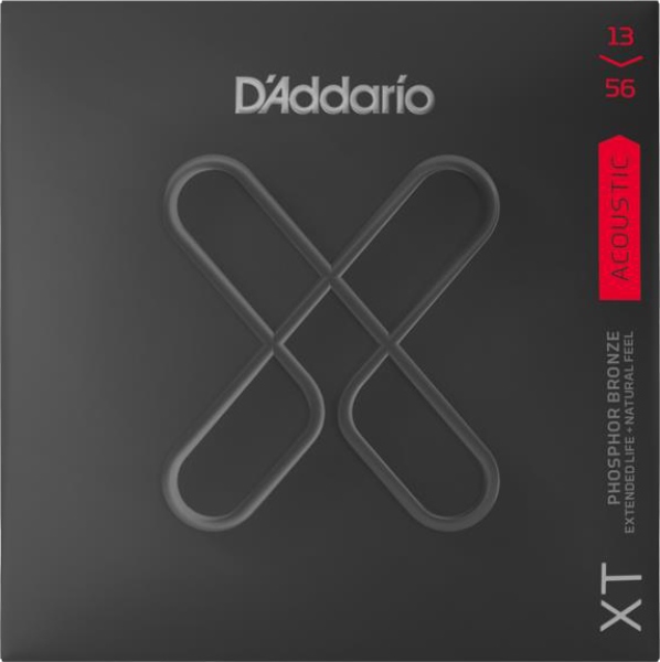 D'ADDARIO XTAPB1356 SET ACOUS XT PHOS BRZ MEDIUM - струны с покрытием XT для акустической гитары в магазине для музыкантов Рок-н-Ролл