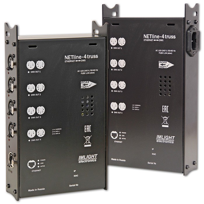 IMLIGHT NETline-4TRUSS - Блок преобразования сигнала sACN, ARTNET в DMX-512 в магазине для музыкантов Рок-н-Ролл