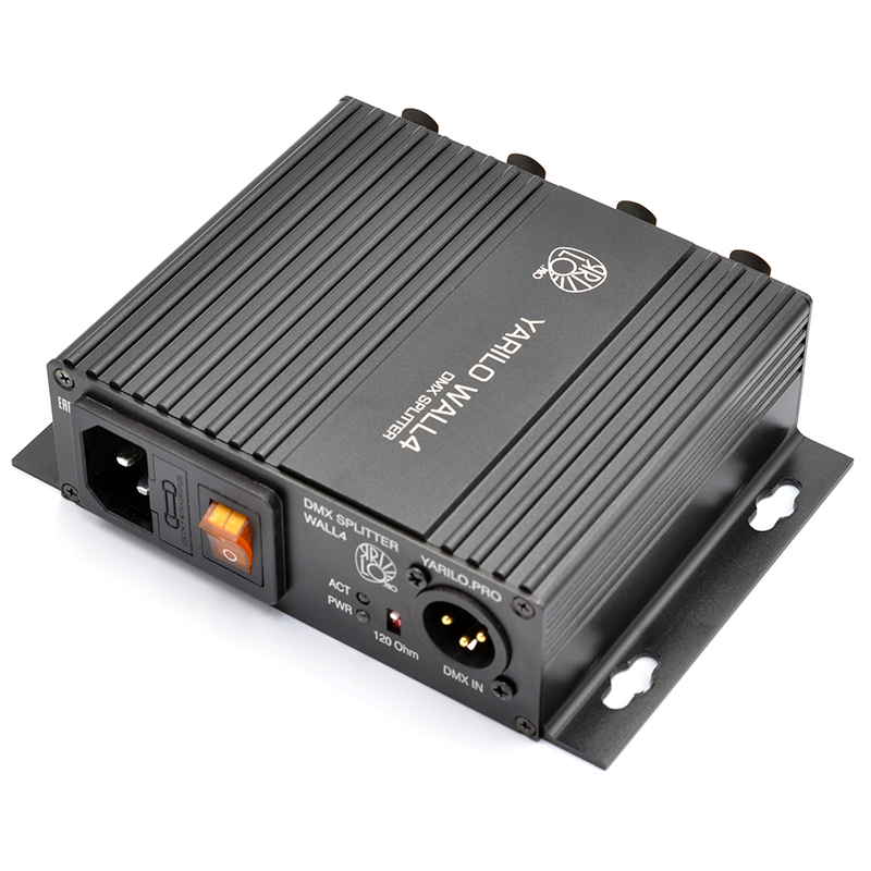 ЯRILO SPL WALL4 IEC C14 - DMX512 сплиттер предназначен для распределения, усиления и защиты DMX512 с в магазине для музыкантов Рок-н-Ролл