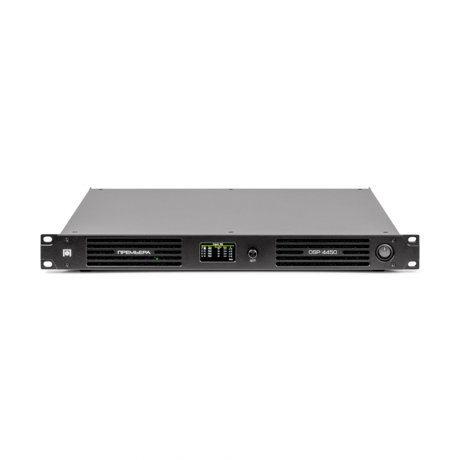 Premiera DSP4450 усилитель мощности 4 х 450 Вт (8 Ом) со встроенным цифровым сигнальным процессором в магазине для музыкантов Рок-н-Ролл
