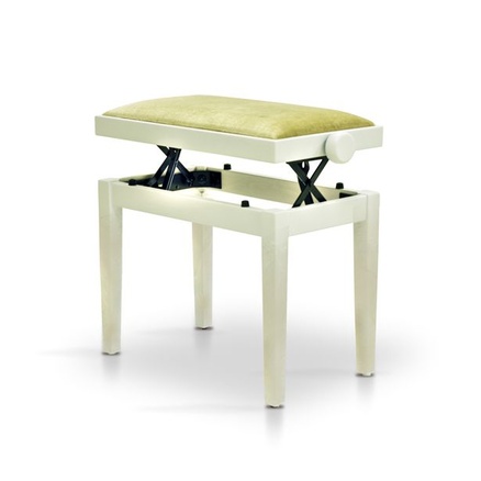 Hidrau BG27(TC6) White Gloss - банкетка в магазине для музыкантов Рок-н-Ролл