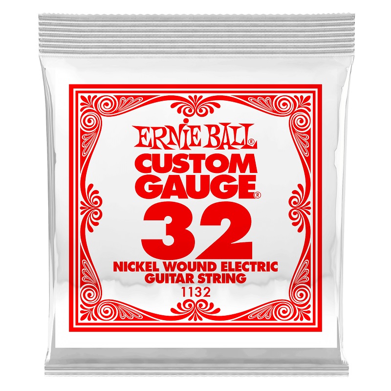 Ernie Ball 1132 - струна для электро и акустических гитар. Никель, в оплётке, калибр .032 в магазине для музыкантов Рок-н-Ролл