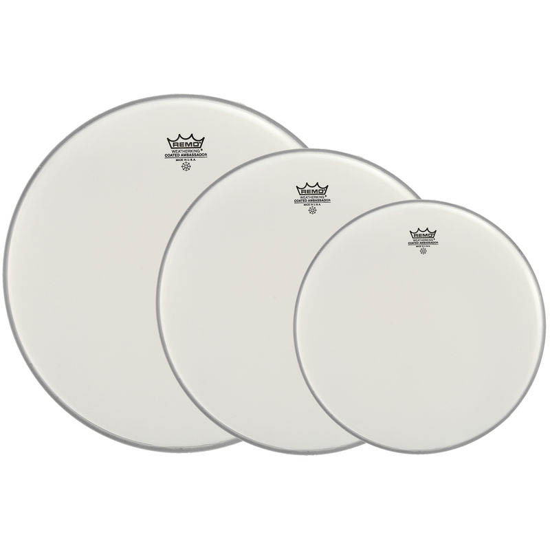 REMO PP-1392-BA набор пластиков Ambassador Coated 10", 12", 16" в магазине для музыкантов Рок-н-Ролл