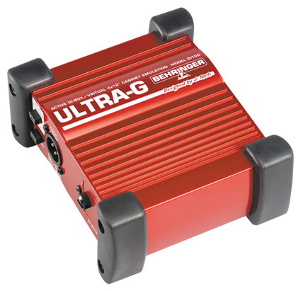 Behringer GI100 Ultra-G - Активный DI-box с эмуляцией гитарного кабинета 4 х 12" в магазине для музыкантов Рок-н-Ролл
