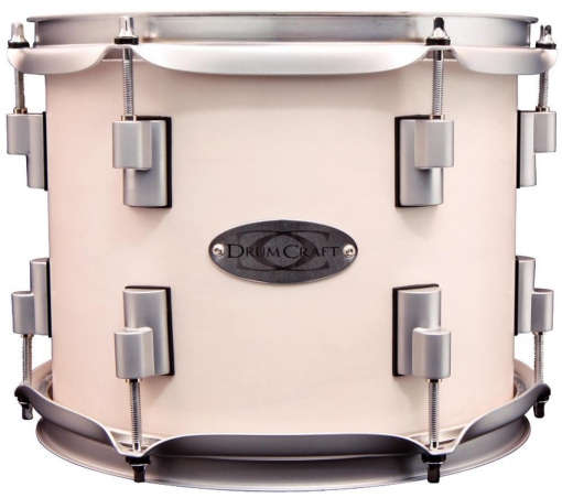 DrumCraft Series 8 10x8" - Том-том, Клён. Белый, матовый (Venice White Satin Chrome HW) в магазине для музыкантов Рок-н-Ролл