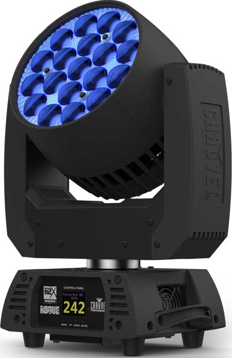 CHAUVET-PRO Rogue R2X Wash - светодиодный прожектор с полным движением типа WASH. 19х25Вт RGBW в магазине для музыкантов Рок-н-Ролл