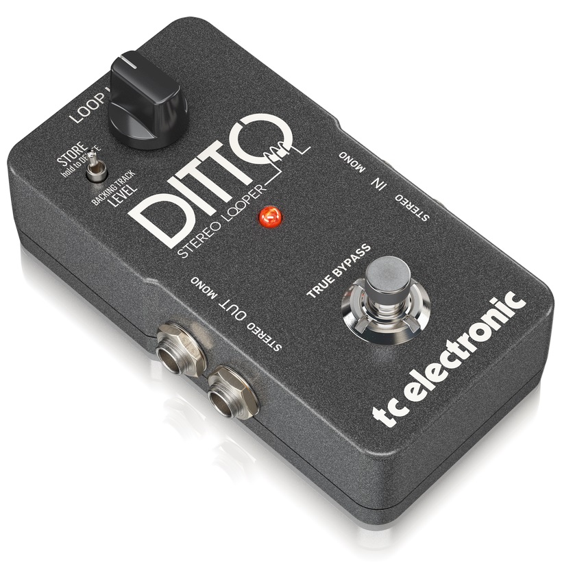 TC ELECTRONIC DITTO STEREO LOOPER - гитарная педаль эффектов стерео-сэмплер в магазине для музыкантов Рок-н-Ролл
