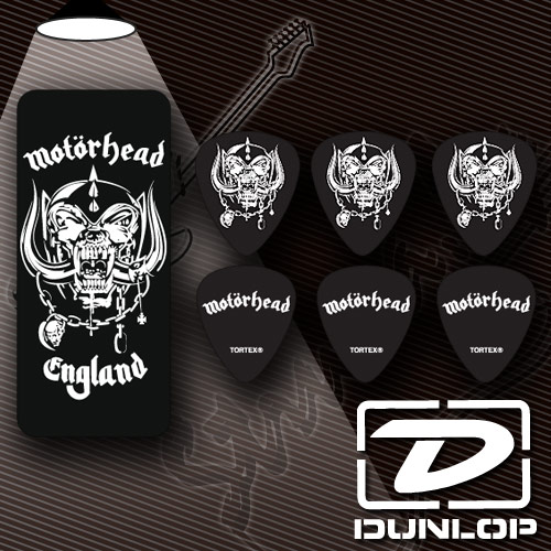 Dunlop MHPT01 Motorhead Warpig - Медиаторы 6шт, толщина 0,88мм, в коробочке в магазине для музыкантов Рок-н-Ролл