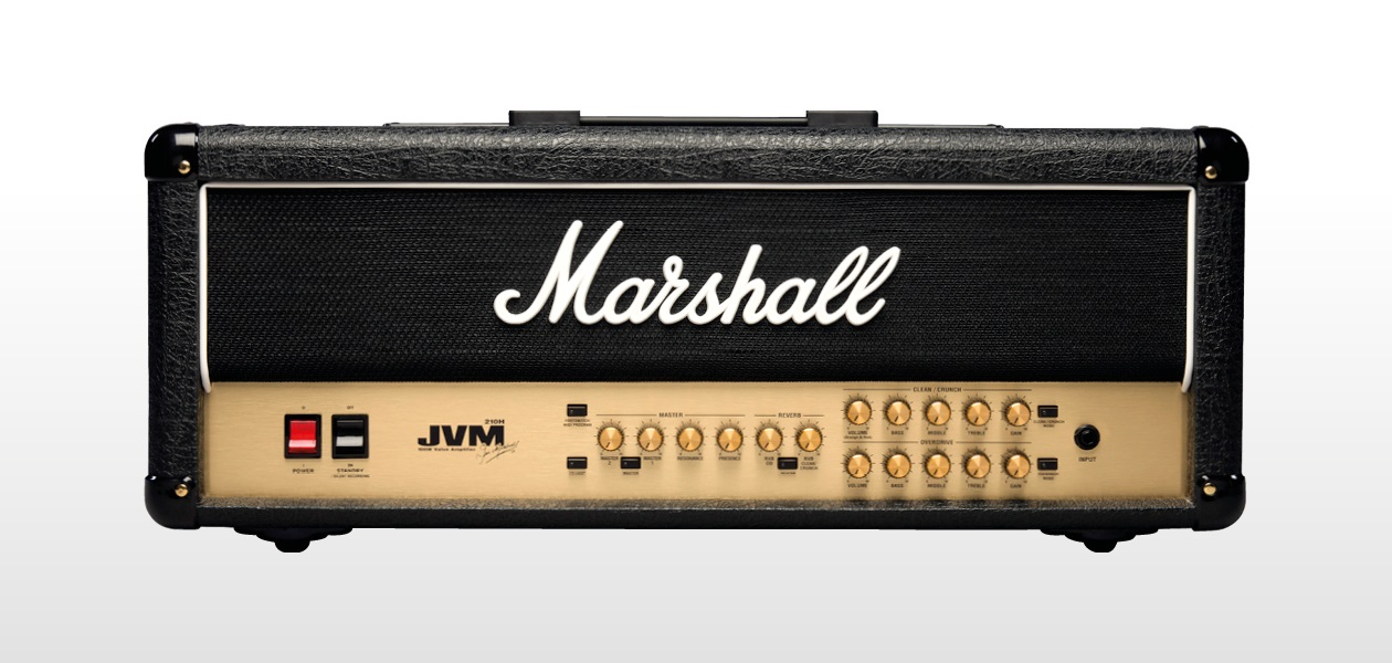 MARSHALL JVM210H - Ламповый усилитель 'голова', 100Вт, 2 канала в магазине для музыкантов Рок-н-Ролл
