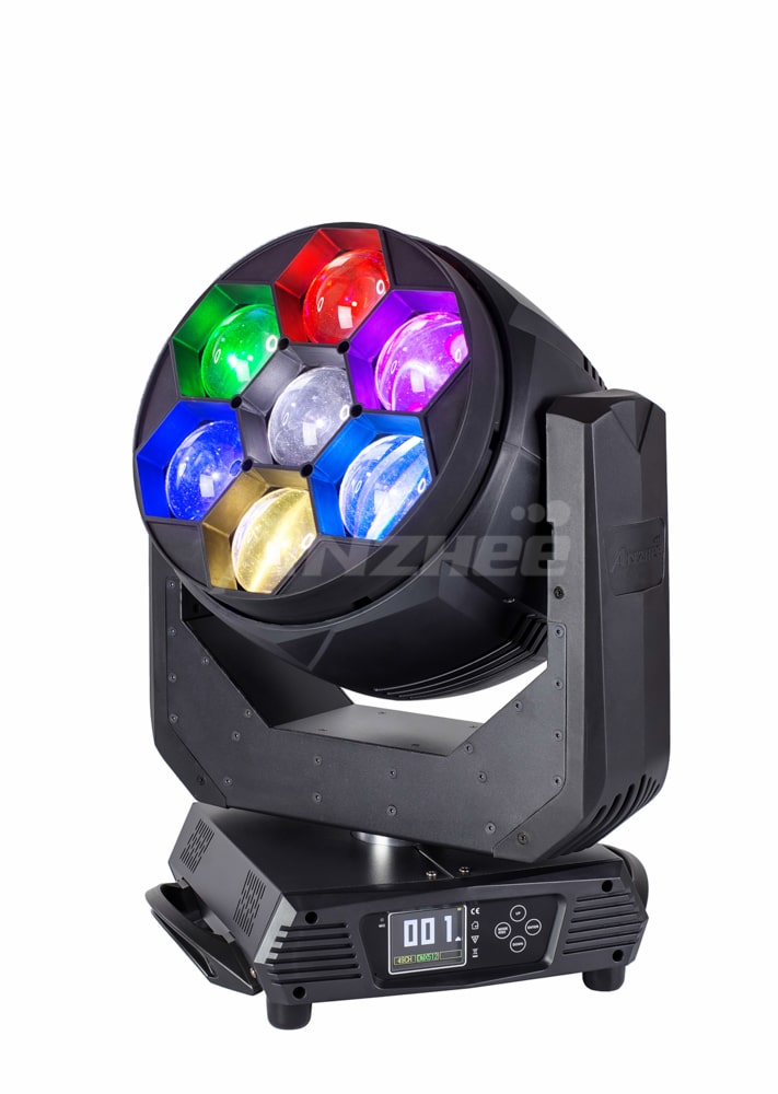 Anzhee PRO PHOENIX B-EYE Поворотная голова  760z, 7шт. светодиодов по 60 В в магазине для музыкантов Рок-н-Ролл