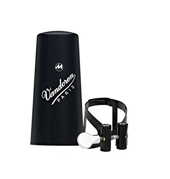 Vandoren LC61BP - Лигатура для кларнета Bb, M/O, чёрная с пластиковым колпачком в магазине для музыкантов Рок-н-Ролл
