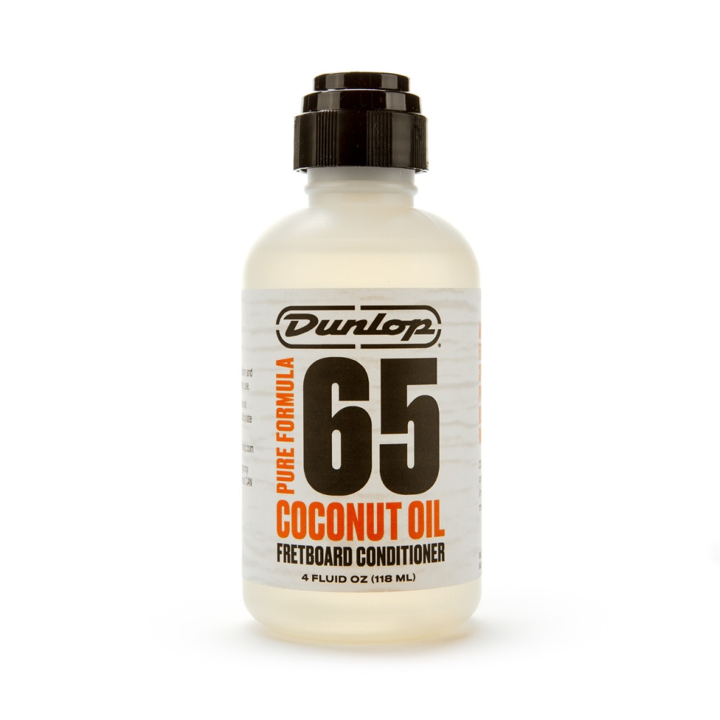 Dunlop 6634 Pure Formula 65 Coconut Oil Fretboard Conditioner кокосовое масло для грифа, 118мл в магазине для музыкантов Рок-н-Ролл