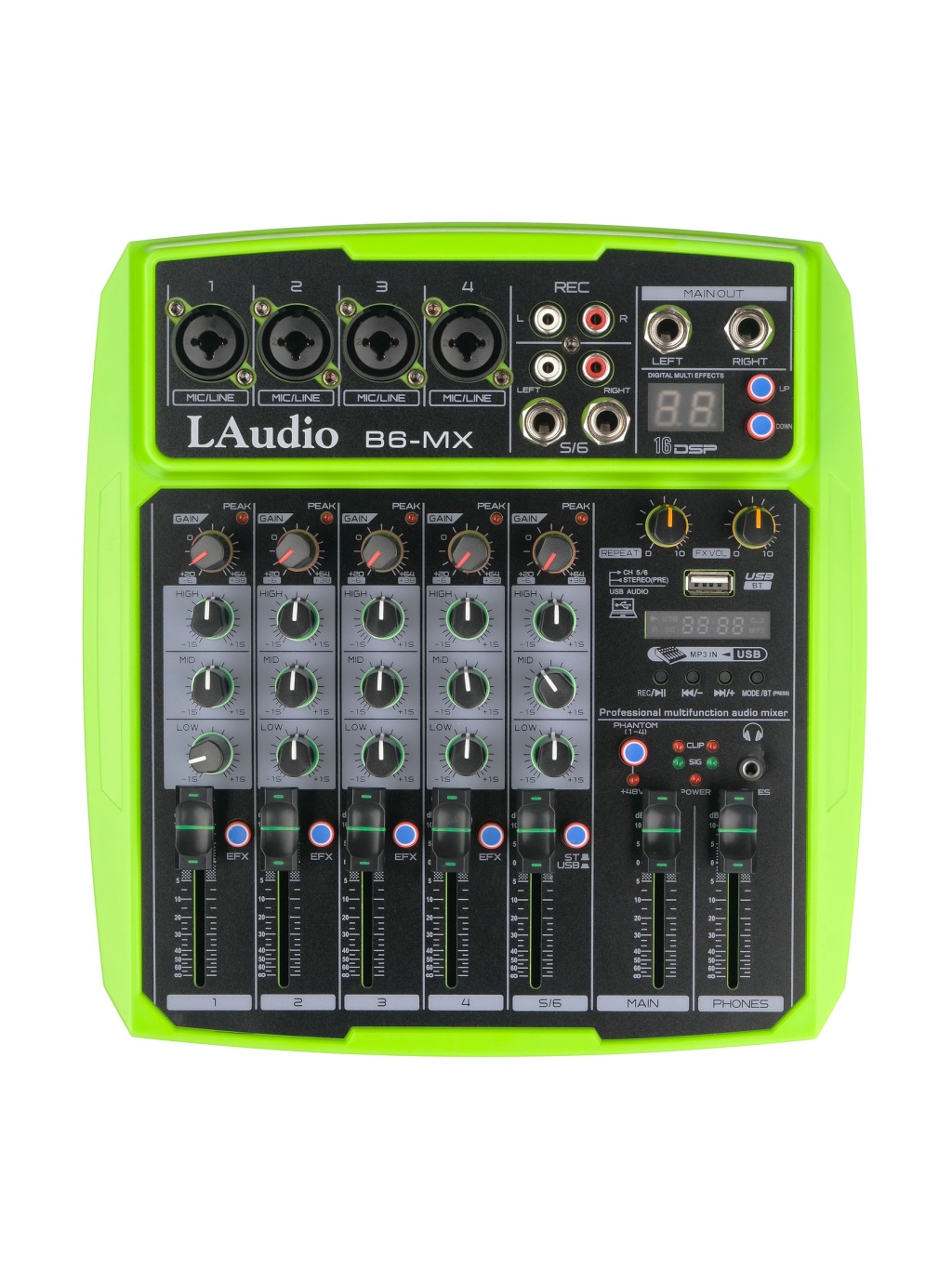 LAudio B6-MX - Микшерный пульт, 6 каналов в магазине для музыкантов Рок-н-Ролл