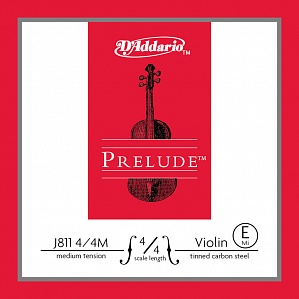 D'Addario J811-4/4M PRELUDE - Струна E/МИ для скрипки в магазине для музыкантов Рок-н-Ролл