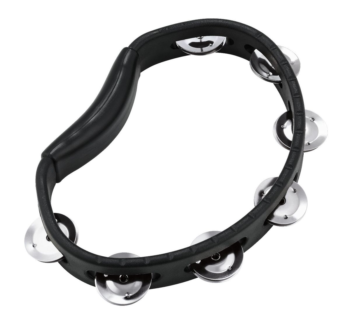Meinl HTBK - тамбурин пластиковый однорядный, без мембраны, сталь, цвет чёрный в магазине для музыкантов Рок-н-Ролл