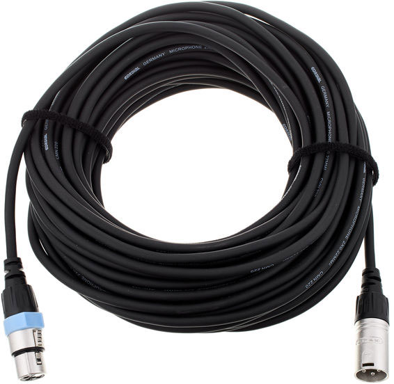 Cordial CIM 20 FM - микрофонный кабель, разъемы XLR Rean Silver, длина 20 м в магазине для музыкантов Рок-н-Ролл