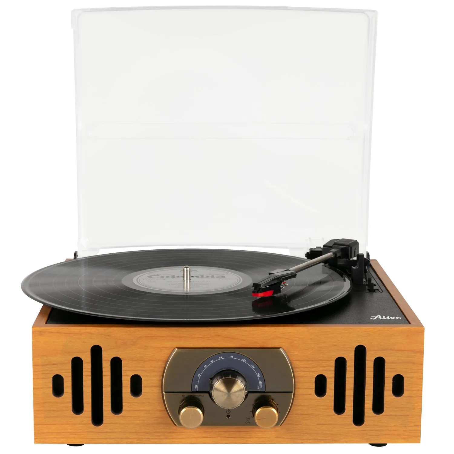 Alive Audio QUATTRO LP Light Wood - Виниловый проигрыватель в магазине для музыкантов Рок-н-Ролл