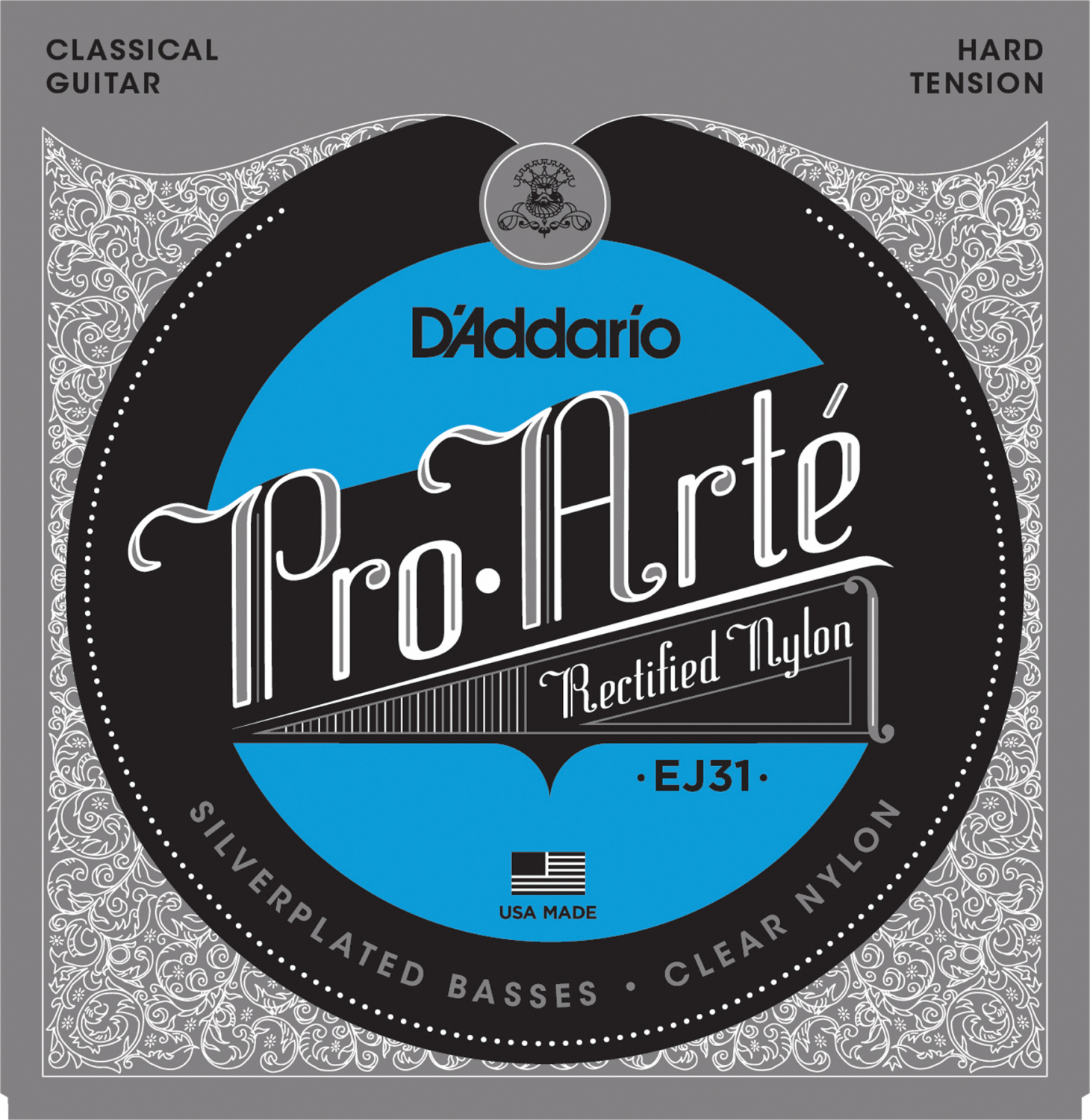 D'Addario EJ31 - Струны для классической гитары нейлоновые Hard в магазине для музыкантов Рок-н-Ролл