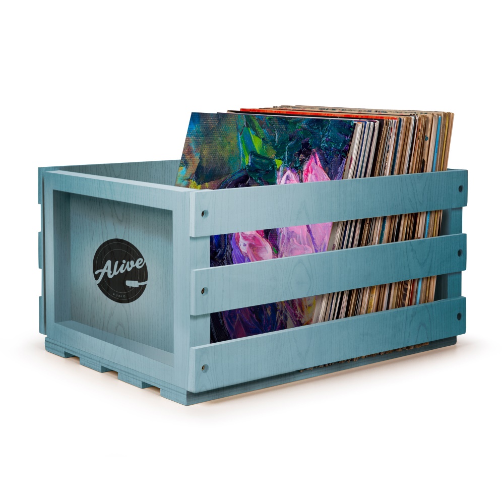 ALIVE AUDIO Nature (Blue) - Ящик для 80 пластинок  в магазине для музыкантов Рок-н-Ролл