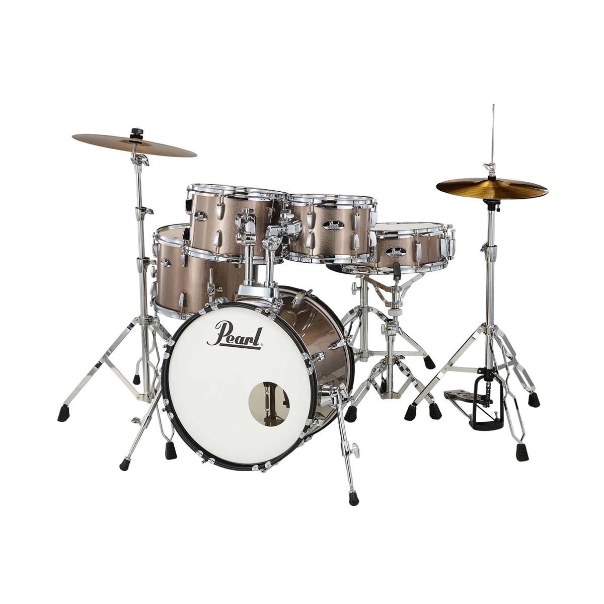 Pearl RS585C/ C707 - ударная установка из 5-ти барабанов, цвет Bronze Metallic в магазине для музыкантов Рок-н-Ролл