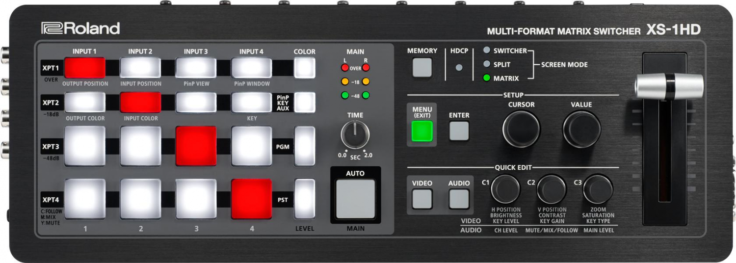 Roland XS-1HD - мультиформатный матричный свитчер в магазине для музыкантов Рок-н-Ролл