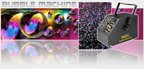 Chauvet B-250 - Генератор мыльных пузырей. Облегченный пластиковый корпус, ручной тумблер активации в магазине для музыкантов Рок-н-Ролл