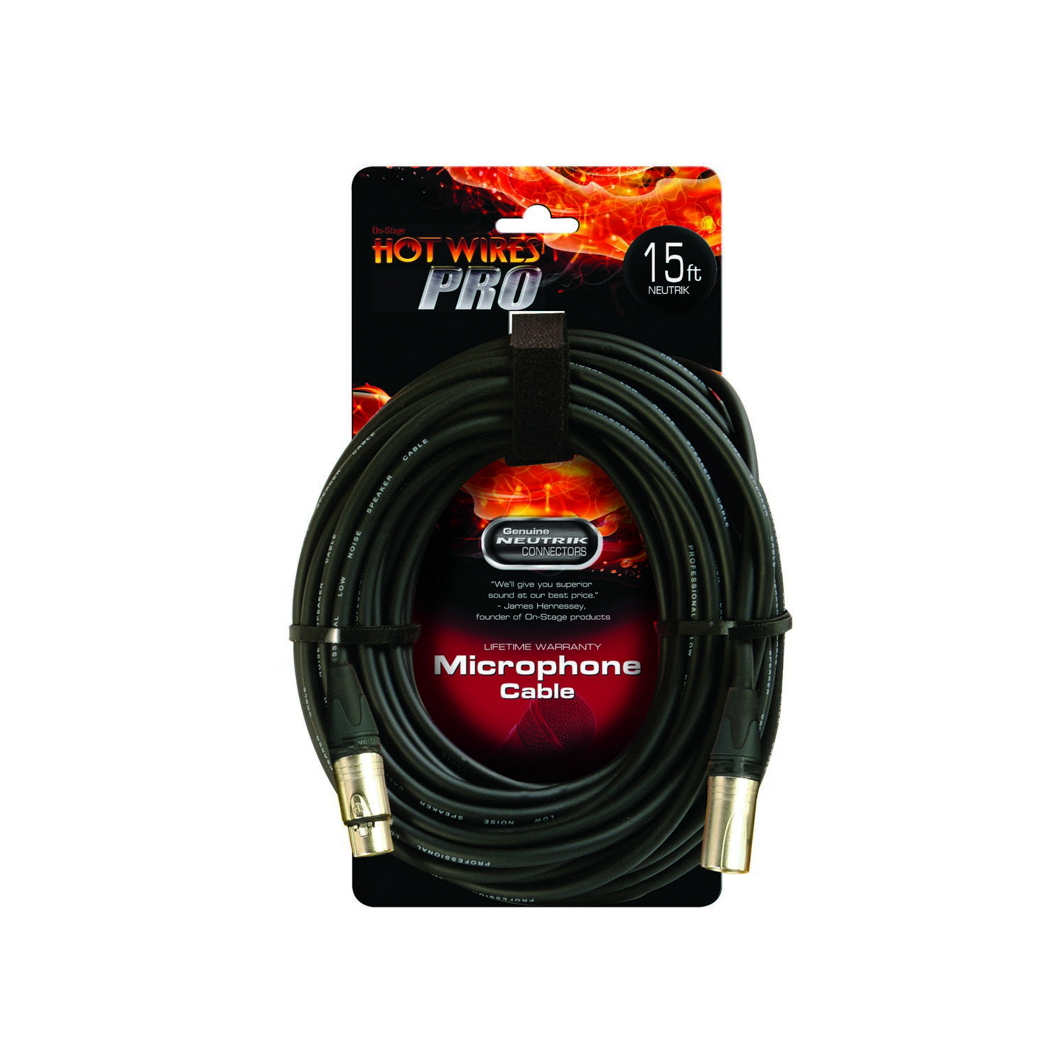 OnStage MC-15NN - микрофонный кабель в магазине для музыкантов Рок-н-Ролл