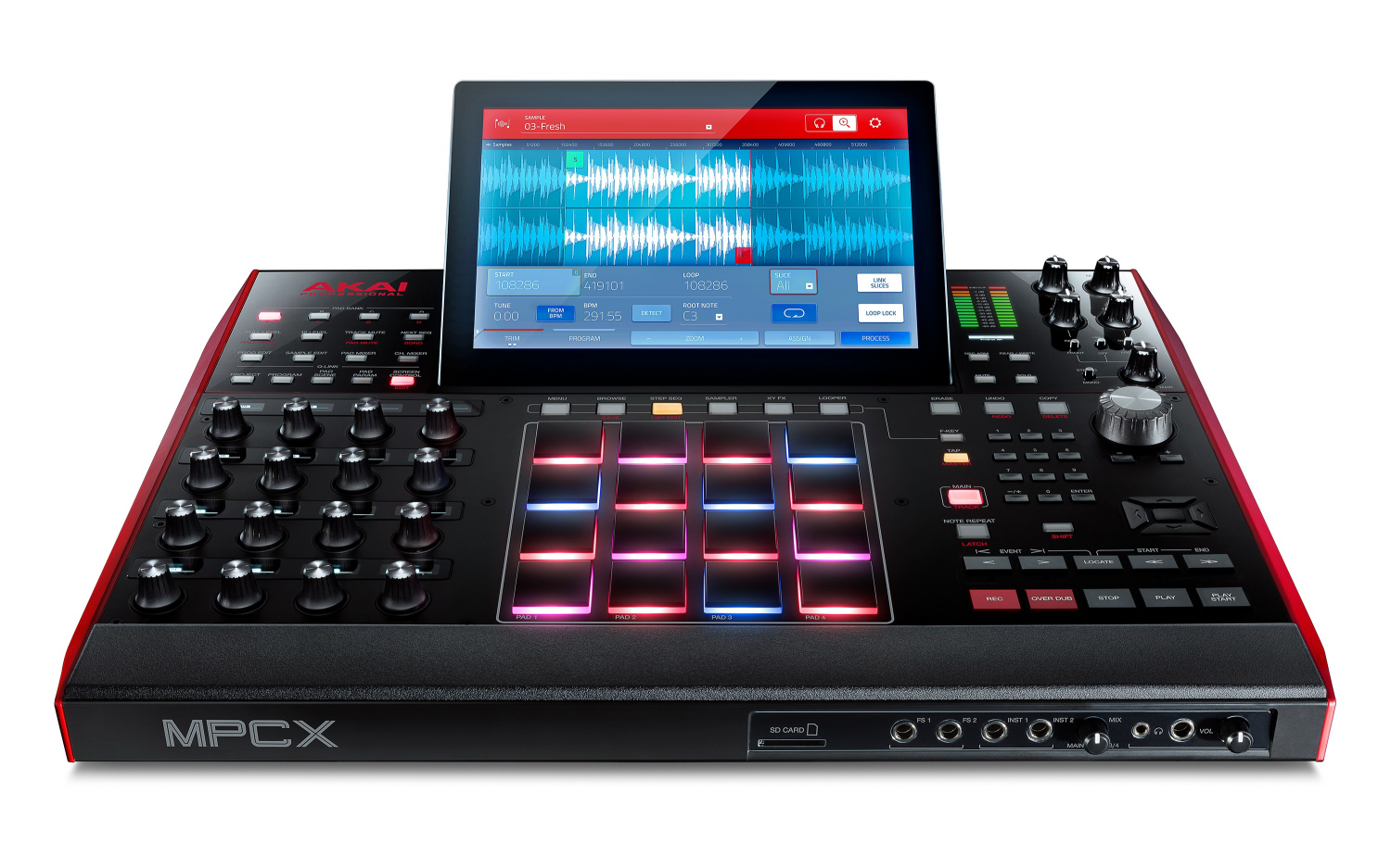 AKAI PRO MPC X - многофункциональная рабочая станция в магазине для музыкантов Рок-н-Ролл