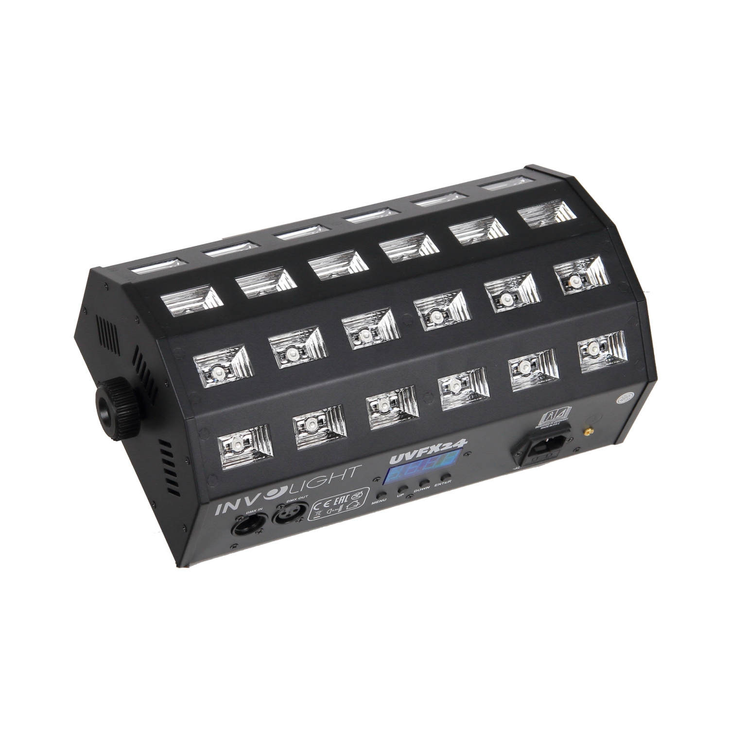 Involight UVFX24 - светодиодный ультрафиолет 24х 3Вт, DMX-512 в магазине для музыкантов Рок-н-Ролл