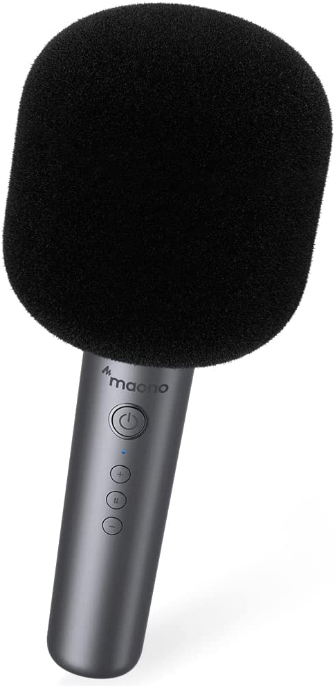 Maono MKP100 (gray) - караоке микрофон, bluetooth 5.0, встроенные динамики в магазине для музыкантов Рок-н-Ролл