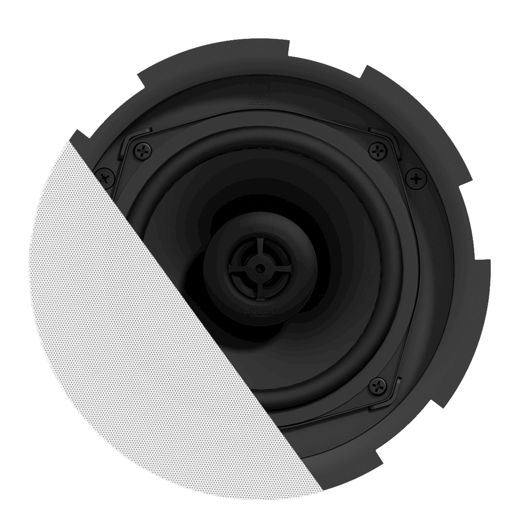 AUDAC CIRA530D/W - Двухполосная встраиваемая акустическая система, НЧ: 5,25", ВЧ: 1".  в магазине для музыкантов Рок-н-Ролл