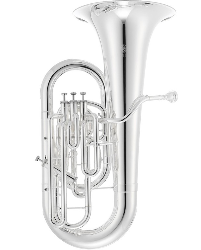 Jupiter JTU1020 - Туба Eb, 4/4, раструб 381мм, 4-х вентильная, корпус медь, посеребренная в магазине для музыкантов Рок-н-Ролл
