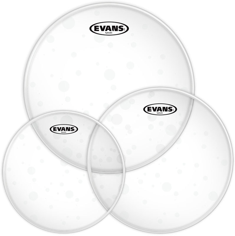 Evans ETP-HYDGL-S Hydraulic Glass Standard - Набор пластика для том барабана, 12"/13"/16" в магазине для музыкантов Рок-н-Ролл
