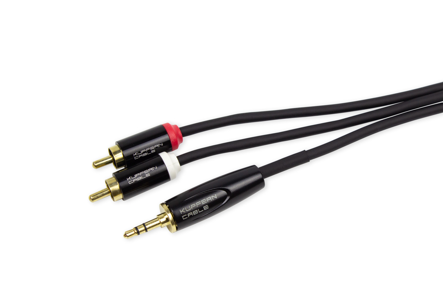 KUPFERN KFYC18 5M - Шнур аудио, 2хRCA(папа) <=> mini-JACK 1/8"(стерео) в магазине для музыкантов Рок-н-Ролл
