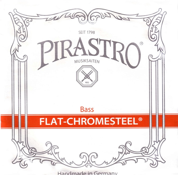 Pirastro 342000 Flat-Chromesteel SOLO - Комплект струн для контрабаса размером 3/4 в магазине для музыкантов Рок-н-Ролл