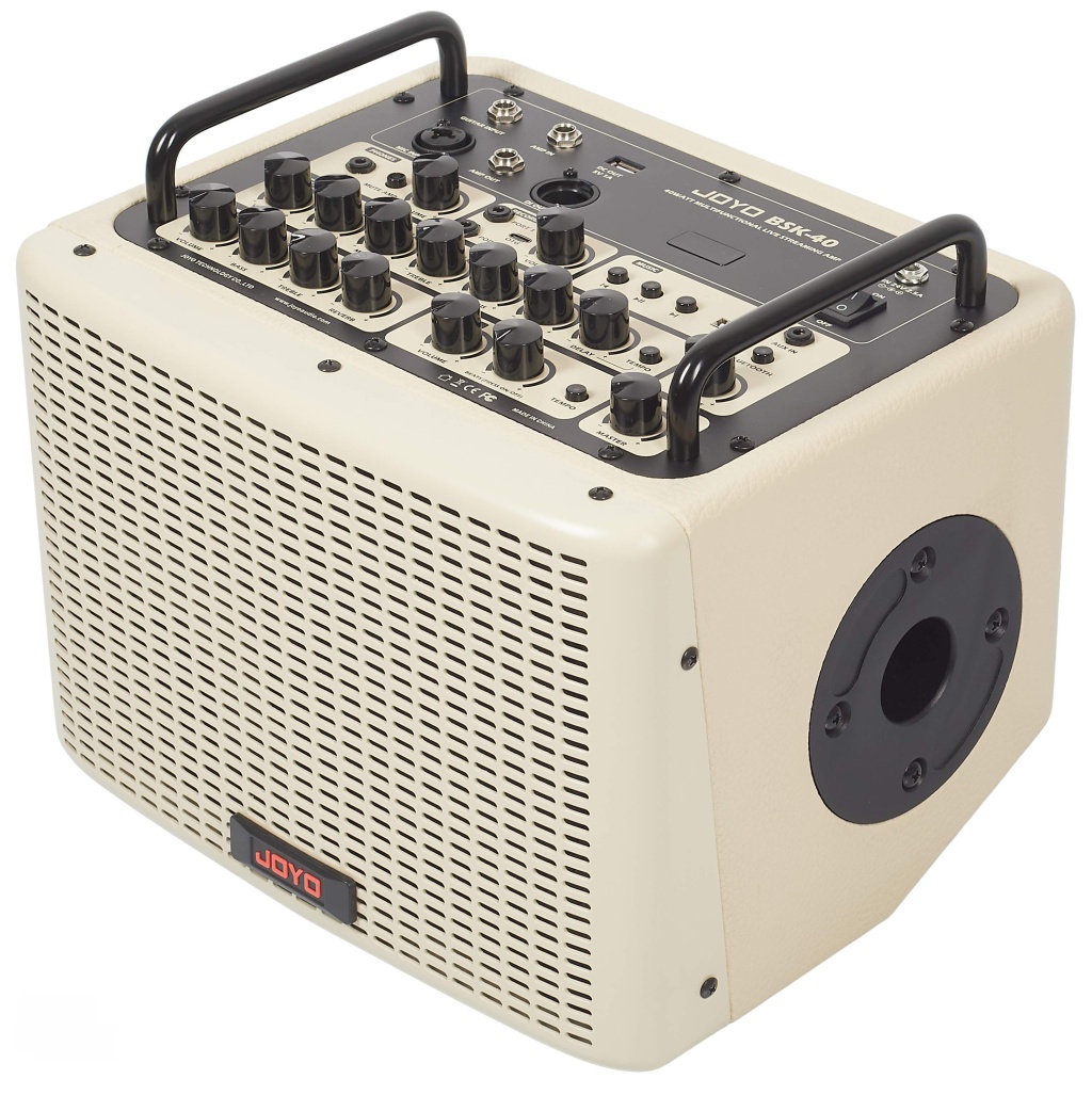 Joyo BSK-40-WH - Комбоусилитель для акустической гитары, 40Вт, белый в магазине для музыкантов Рок-н-Ролл