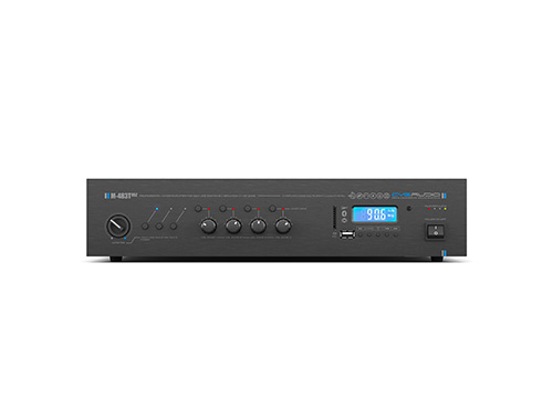 CVGaudio M-483Tmz - Профессиональный микшер-усилитель, 480W/100V, 4 зоны, 2xMIC in, 3xAUX in, MP3/FM в магазине для музыкантов Рок-н-Ролл