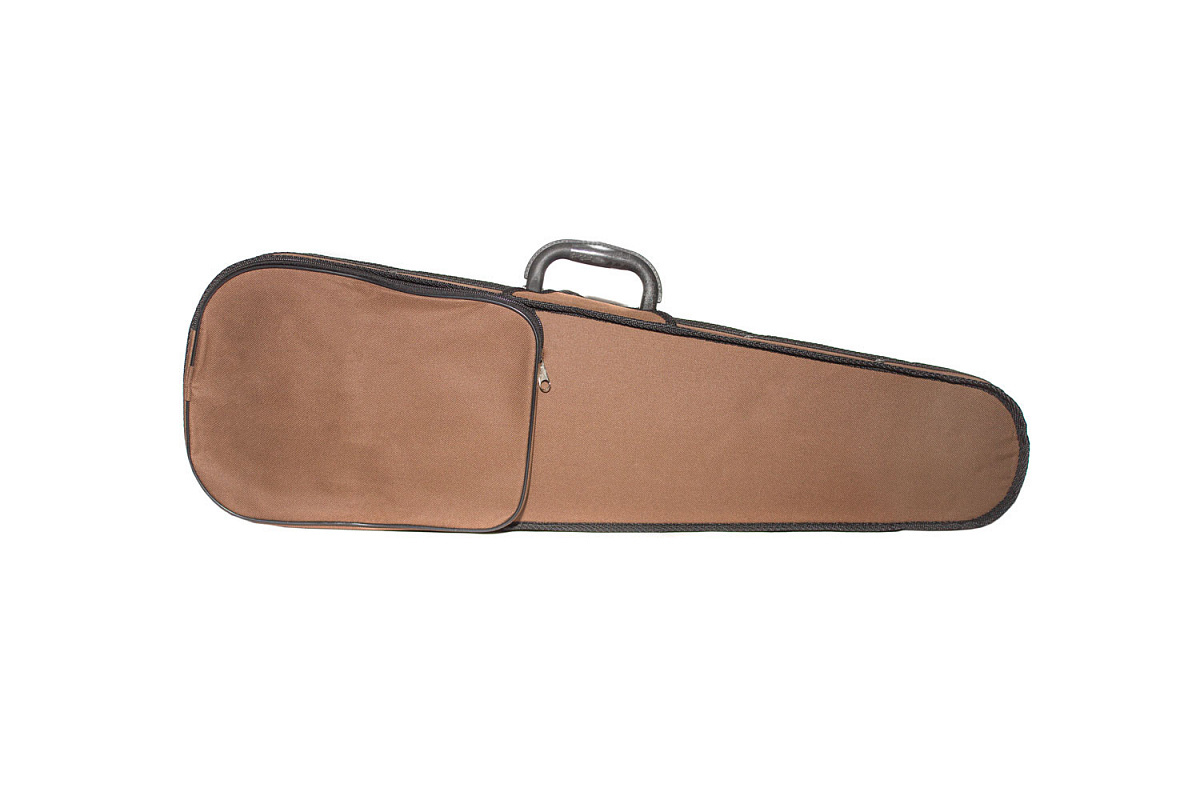BRAHNER VLS-90/BR 1/4 - Кейс для скрипки, облегчённый с карманом, 2 лямки, форма трапеция, коричн. в магазине для музыкантов Рок-н-Ролл